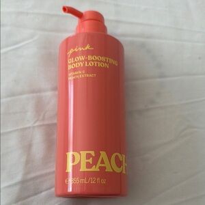 PINK Victoria's Secret Glow-Boosting Body Lotion Peach